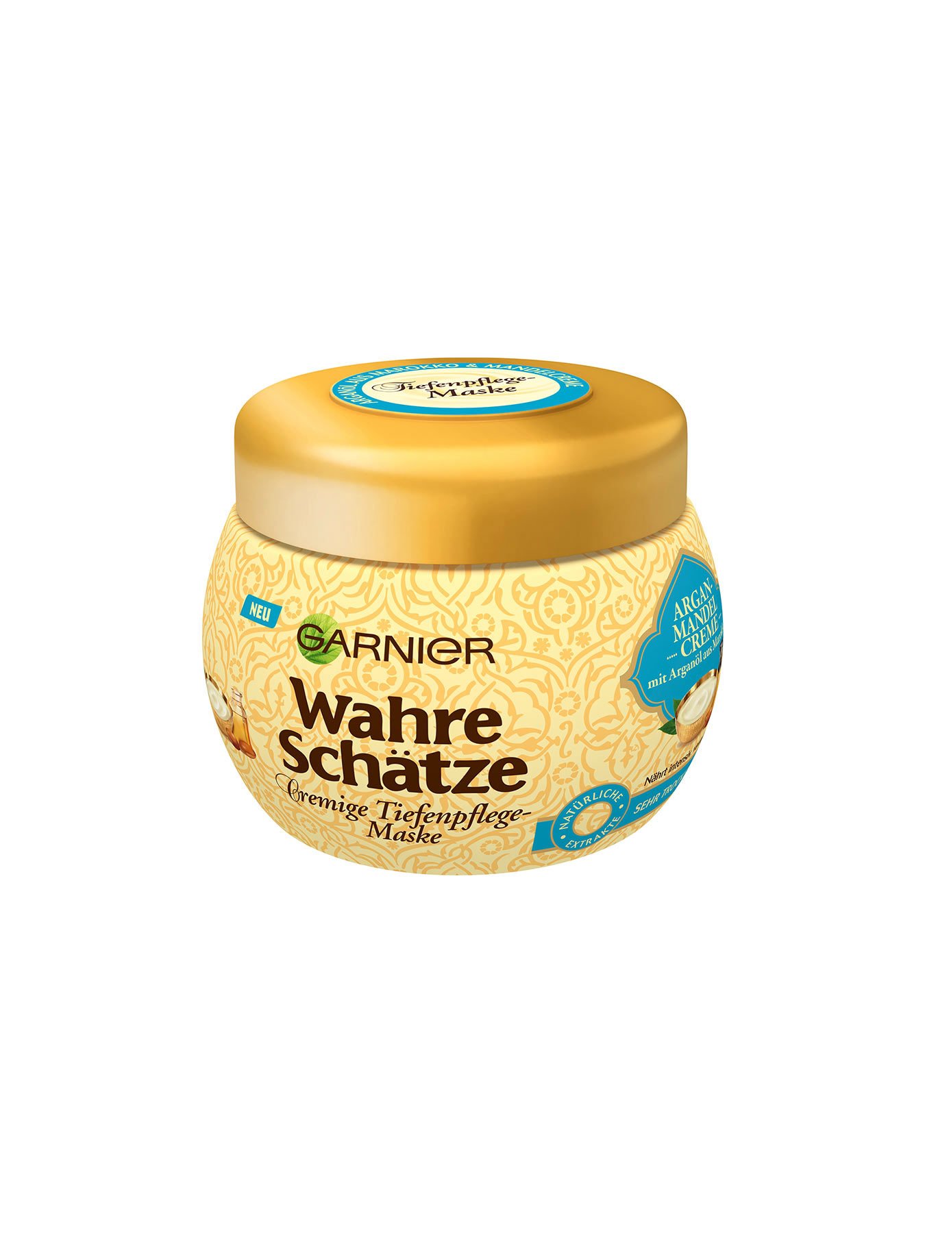 Tiefenpflege-Maske-Wahre-Schaetze-Argan-Mandelcreme-300ml-Vorderseite-Garnier-Deutschland-gr